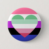 Gendervocht Ambroseksuele Pride Button (Voorkant)