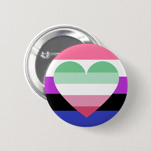 Gendervocht Ambroseksuele Pride Button (Voorkant /achterkant)