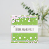 Gendervrije partijuitnodiging - Team Green - Stipp Kaart (Staand voorkant)