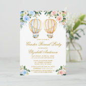 Gendervrijheid hete luchtballonnen kaart (Staand voorkant)