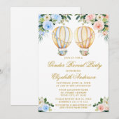 Gendervrijheid hete luchtballonnen kaart (Voorkant / Achterkant)