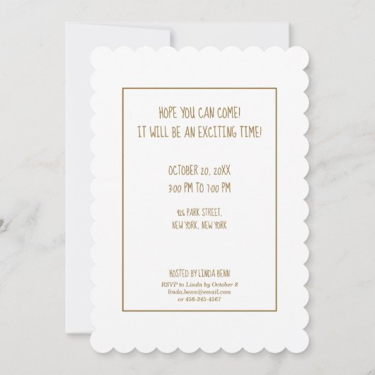 Gendervrijheid Persoonlijke uitnodiging (Achterkant)