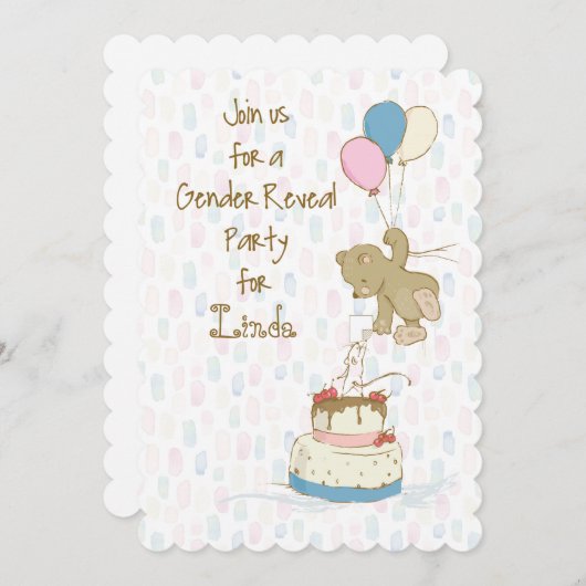 Gendervrijheid Persoonlijke uitnodiging (Voorkant / Achterkant)