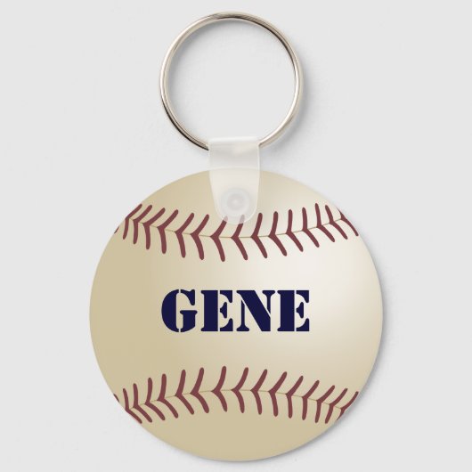 Gene Baseball Keychain by 369MyName (Voorkant)