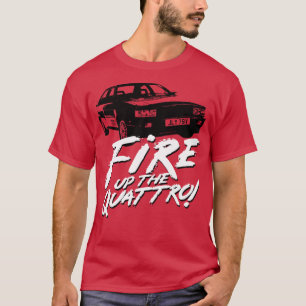 Gene Hunt Vuur de Quattro op T-shirt