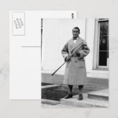 Gene Sarazen, jaren 20 Briefkaart (Voorkant / Achterkant)