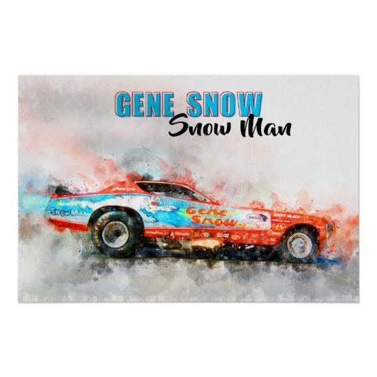 Gene Snow Snowman Perfect Poster (Voorkant)