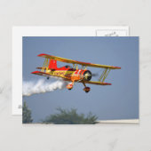Gene Soucy predikt aerobatics in Grumman Briefkaart (Voorkant / Achterkant)
