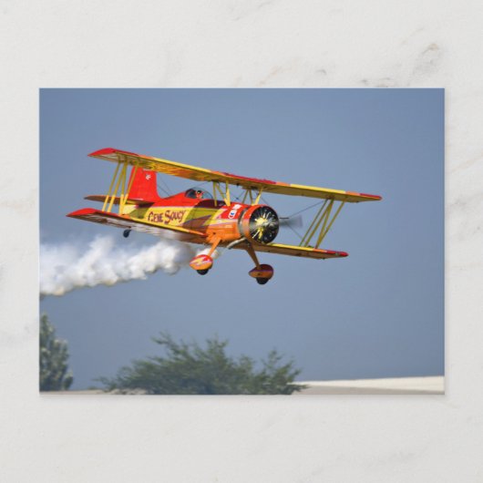 Gene Soucy predikt aerobatics in Grumman Briefkaart (Voorkant)