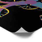 Gene Splicing Bio Hazard Symbool Poster (Hoek)