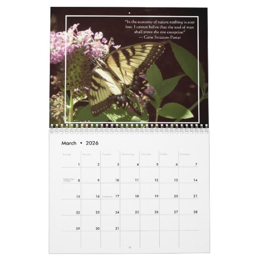 Gene Stratton Porter Historische House en Garden Kalender (Mar 2026)