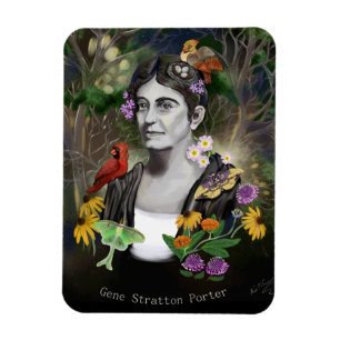 Gene Stratton Porter Portret Magneet
