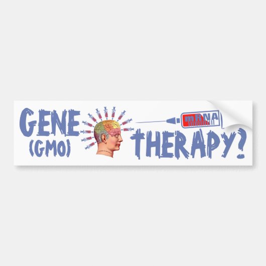 Gene Therapy? Bumpersticker (Voorkant)