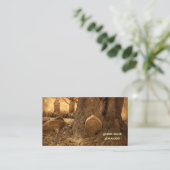 Genealoge begraafplaats visitekaartje (Staand voorkant)