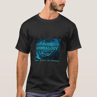 Genealoge tijdreis is mogelijk Humor grappig T-shirt