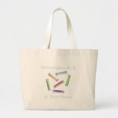 Genealogen doen het in hun genen grote tote bag (Voorkant)