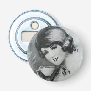 Genealogen hebben hun Drinken flesopener nodig Button Flesopener