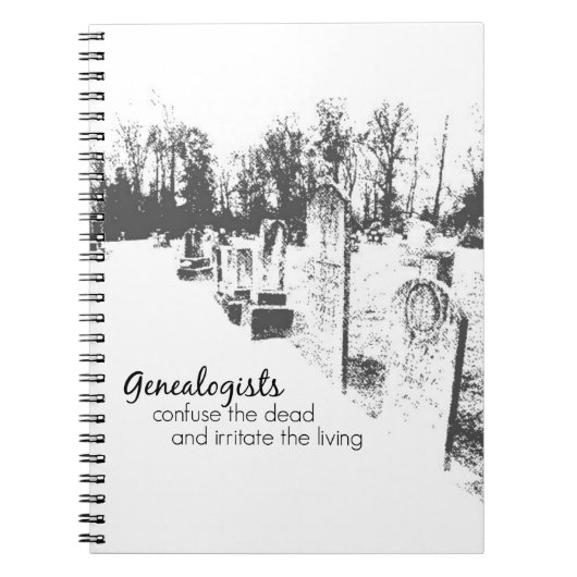 Genealogen spiraalgebonden Notitieboek (Voorkant)