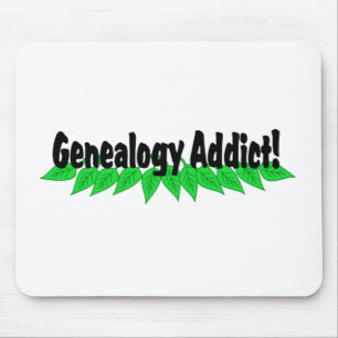 Genealogie Addict Mousepad Mousemat Muismat