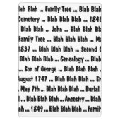 Genealogie Blah Blah Klembord (Achterkant)
