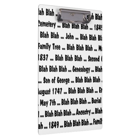 Genealogie Blah Blah Klembord (Rechts)