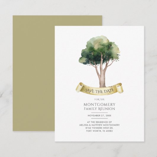 Genealogie - boom - gezinshereniging jaarlijks beh (Voorkant / Achterkant)