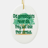 Genealogie Census Ornament (Achterkant)