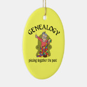 Genealogie die samen het vorige siermiddel rangsch keramisch ornament (Rechts)