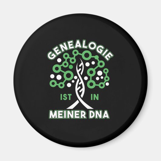 Genealogie DNA boom genealogie Familie Historian G Magneet (Voorkant)