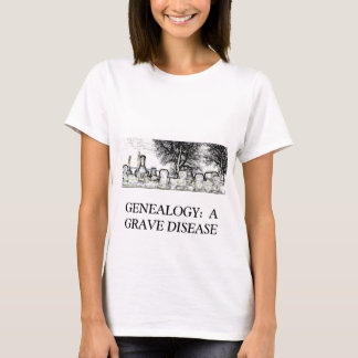 GENEALOGIE: EEN GRAFISCHE ZIEKTE T-SHIRT