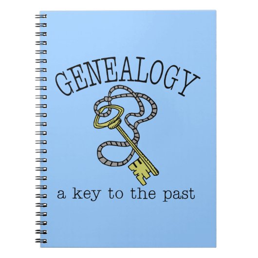 Genealogie een sleutel tot het verleden notitieboek (Voorkant)