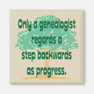 Genealogie een stap achteruit is vooruitgang magneet
