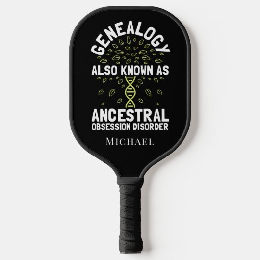 Genealogie Familie Historian Gepersonaliseerd Pickleball Paddle (Voorkant)
