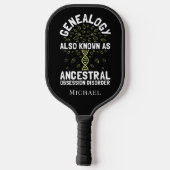 Genealogie Familie Historian Gepersonaliseerd Pickleball Paddle (Achterkant)