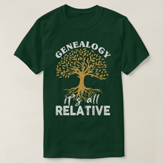 Genealogie haar alle Relatief T-shirt (Design voorkant)
