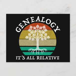 Genealogie - Het is allemaal relatief Briefkaart