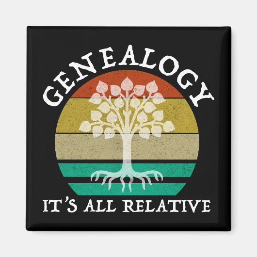 Genealogie - Het is allemaal relatief Magneet (Voorkant)