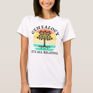 Genealogie - Het is allemaal relatief T-shirt