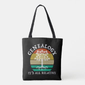 Genealogie - Het is allemaal relatief Tote Bag (Achterkant)