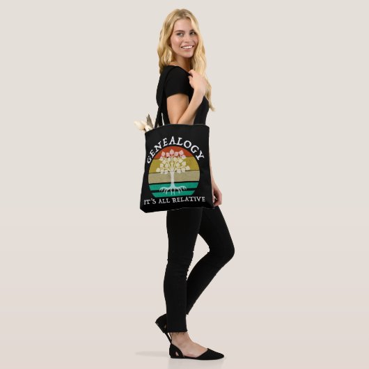 Genealogie - Het is allemaal relatief Tote Bag (Op model)