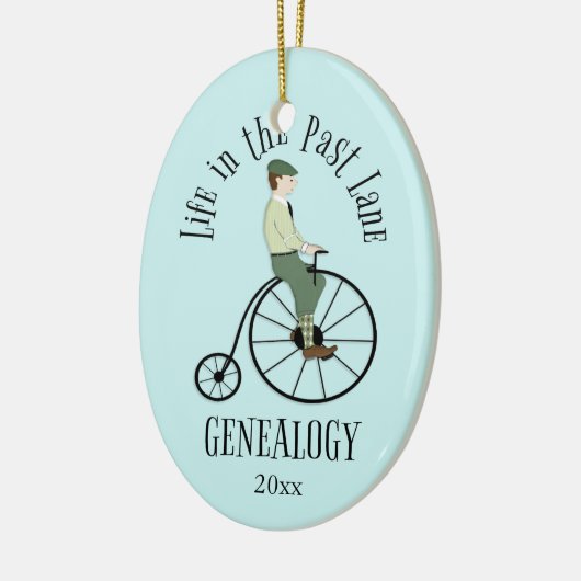 Genealogie Het leven in het verleden Lane Holiday Keramisch Ornament (Links)