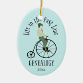 Genealogie Het leven in het verleden Lane Holiday  Keramisch Ornament (Voorkant)