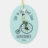 Genealogie Het leven in het verleden Lane Holiday  Keramisch Ornament (Achterkant)