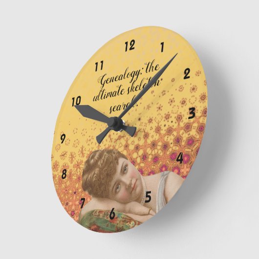 Genealogie: het ultieme skelet zoeken. ronde klok (Hoek)