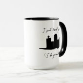 Genealogie Ik zoek dode mensen een hoofdsteen Mok (Voorkant rechts)