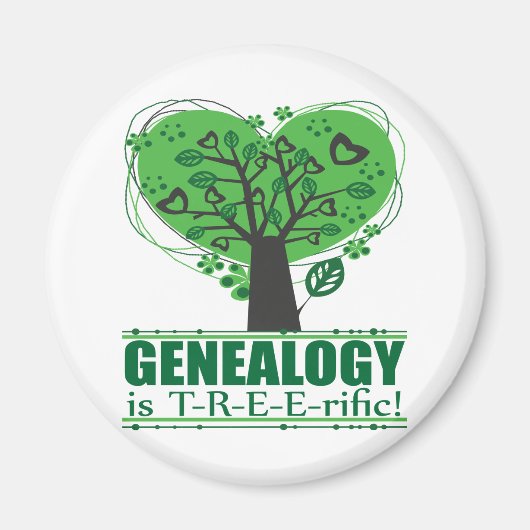 Genealogie is T-R-E-Eric! Magneet (Voorkant)