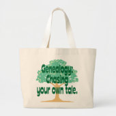 Genealogie: Je eigen verkoop kiezen Grote Tote Bag (Voorkant)