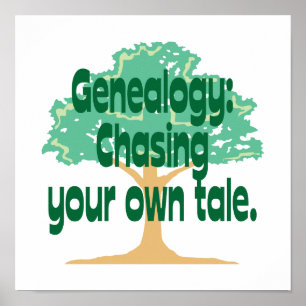 Genealogie: Je eigen verkoop kiezen Poster
