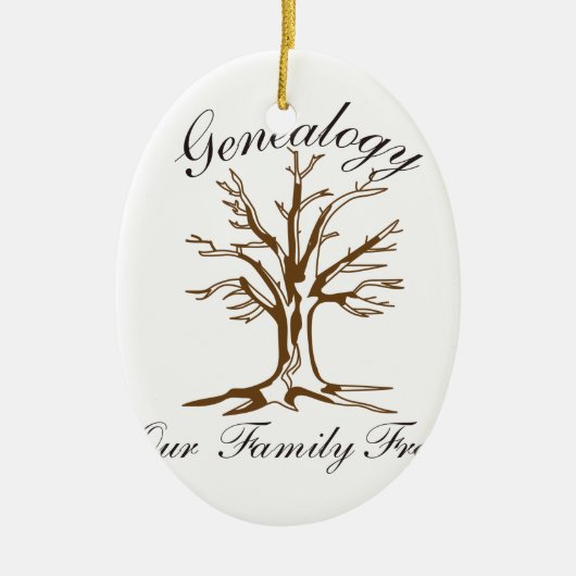 Genealogie Keramisch Ornament (Voorkant)