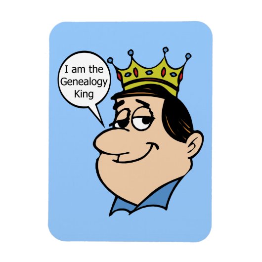 Genealogie King Magneet (Verticaal)